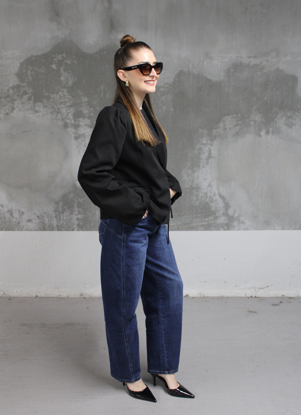 BLAZER CACHE-COEUR NOIR JULIE