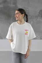 T-SHIRT BLANC LIMONCELLO