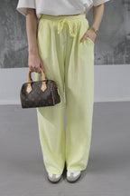 PANTALON JAUNE ESMEE