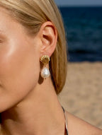 BOUCLES D'OREILLES COQUILLAGE
