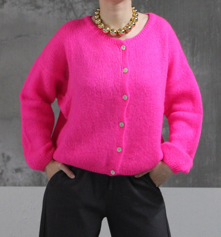 CARDIGAN ALBA ROSE FUSCHIA 🎀