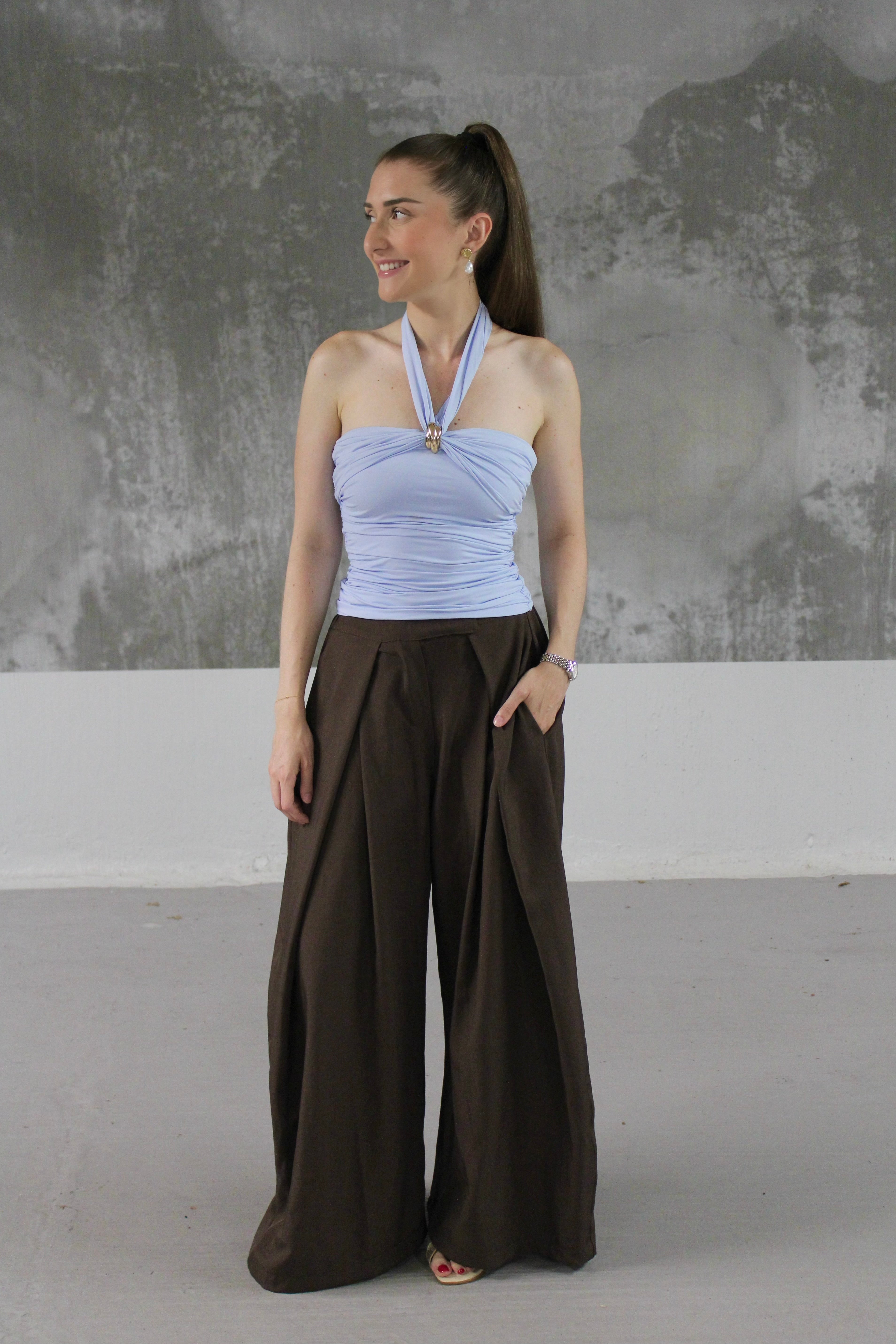 TOP BLEUE CLAIR