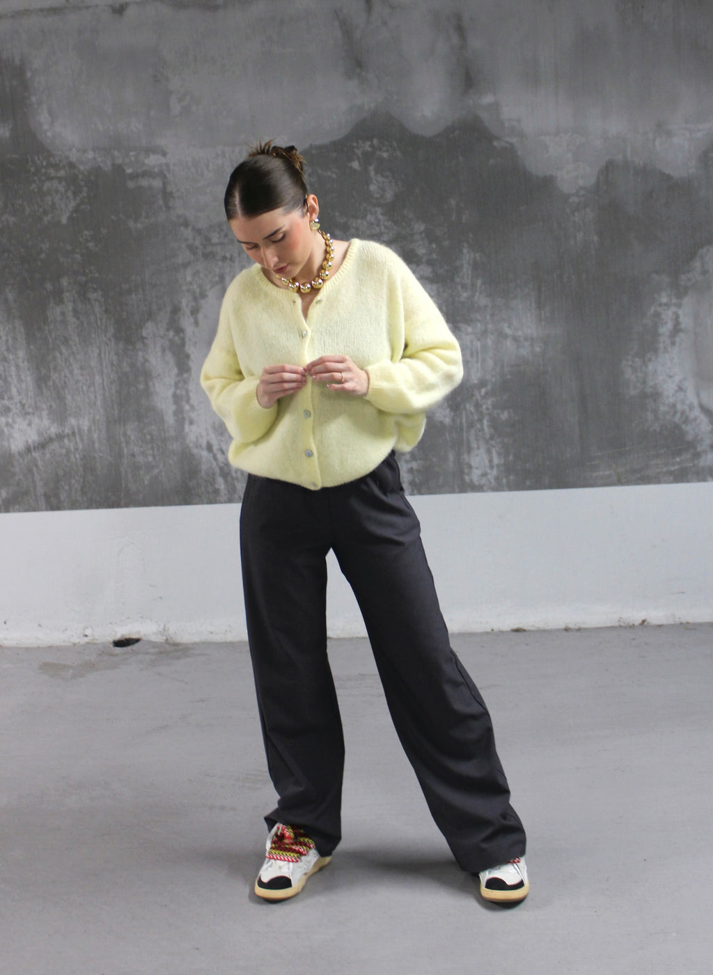 CARDIGAN ALBA JAUNE