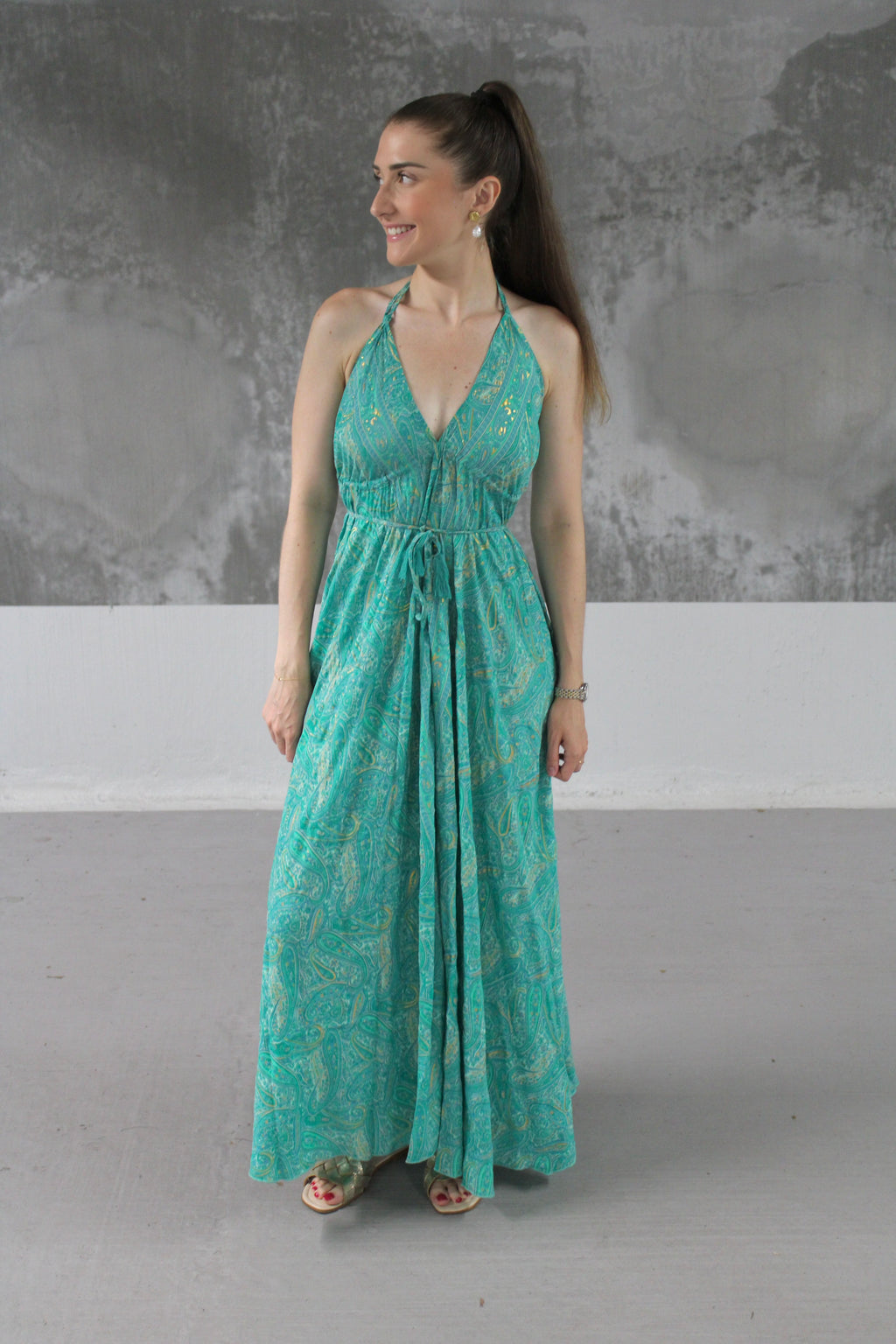 ROBE BOHEME TURQUOISE