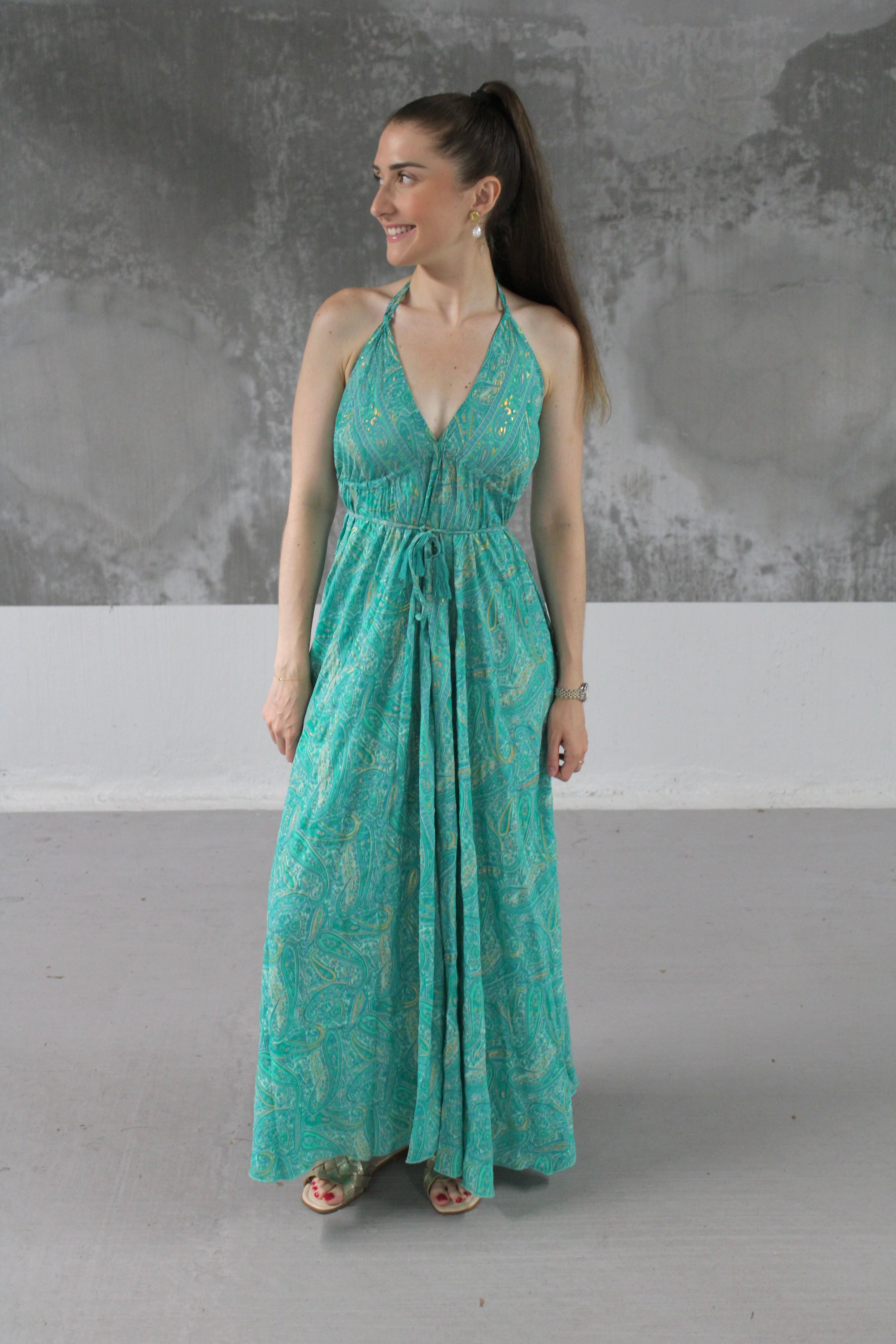 ROBE BOHEME TURQUOISE