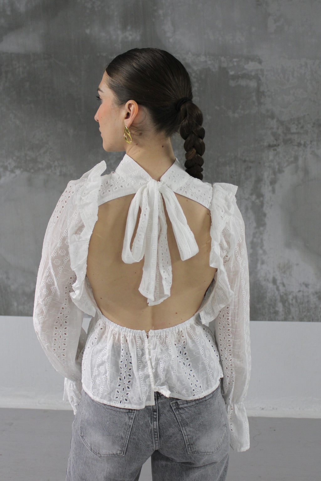 BLOUSE BLANCHE BRODERIE CHARLIE