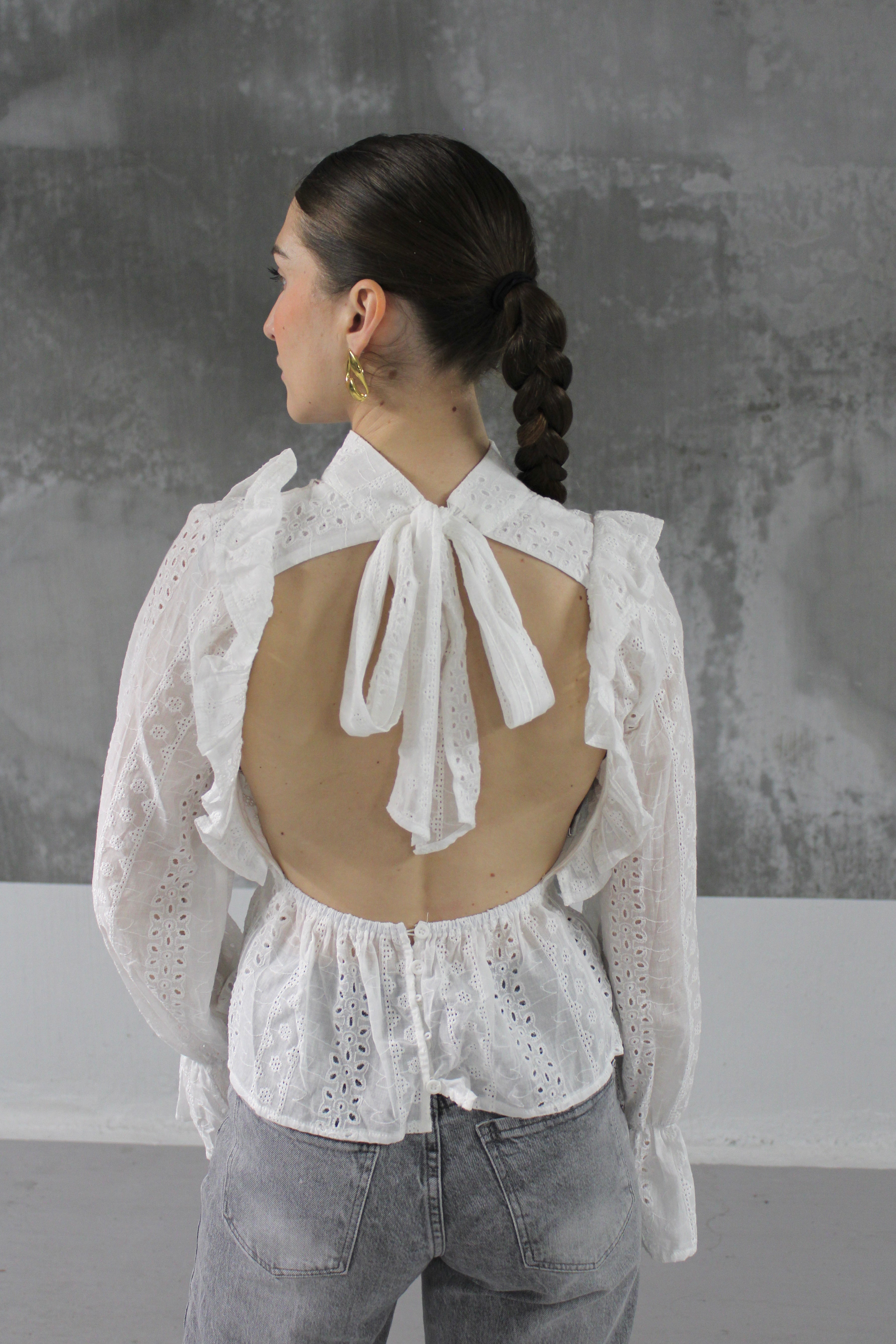 BLOUSE BLANCHE BRODERIE CHARLIE