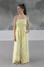 COMBINAISON BUSTIER CITRON