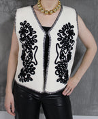 VESTE SANS MANCHE BRODEE DANAE