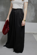 PANTALON AMPLE NOIR PALAZZO