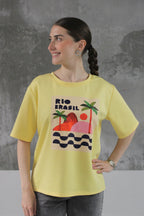 T-SHIRT JAUNE RIO
